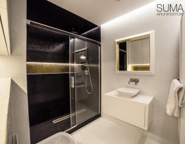 projektowanie wnętrz łazienka glamour